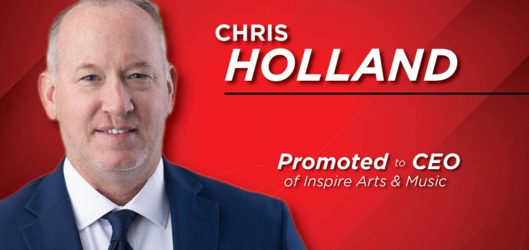Chris Holland Promoted To CEO of Inspire Arts And Music