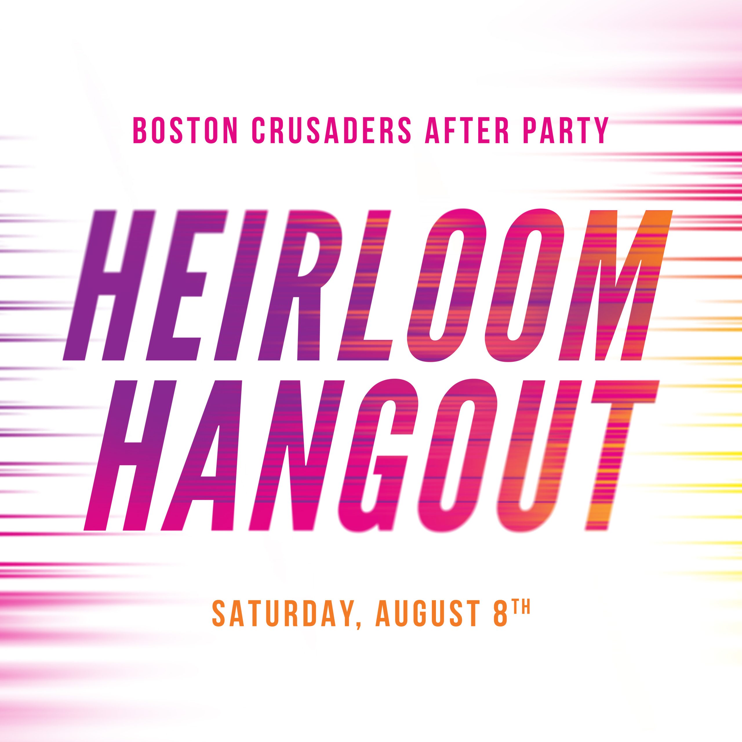 Heirloom Hangout - Finals